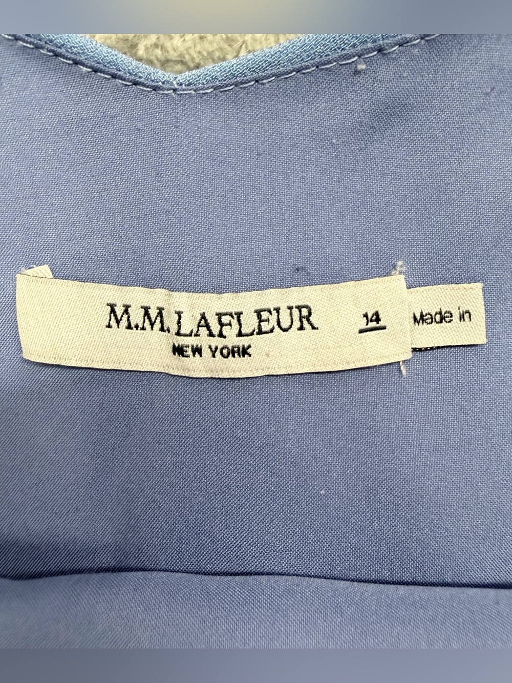 MM Lafleur Sky Blue Draped Midi Dress - Picture 6 of 13
